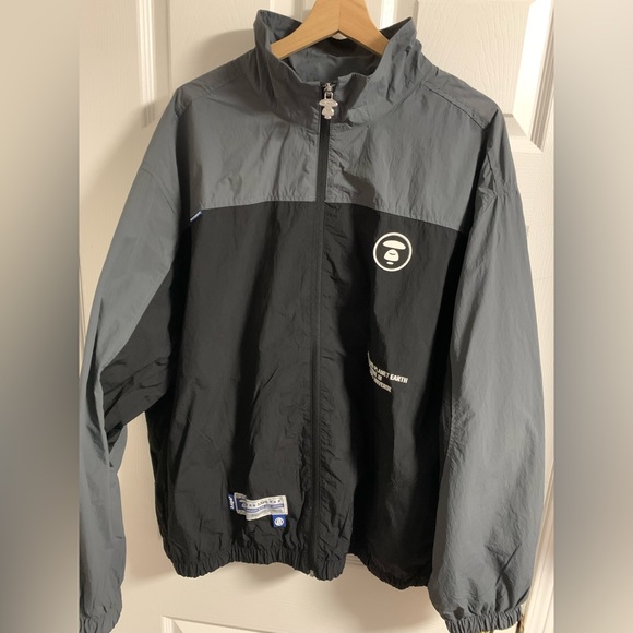 Black and grey bape windbreaker - Picture 1 of 9